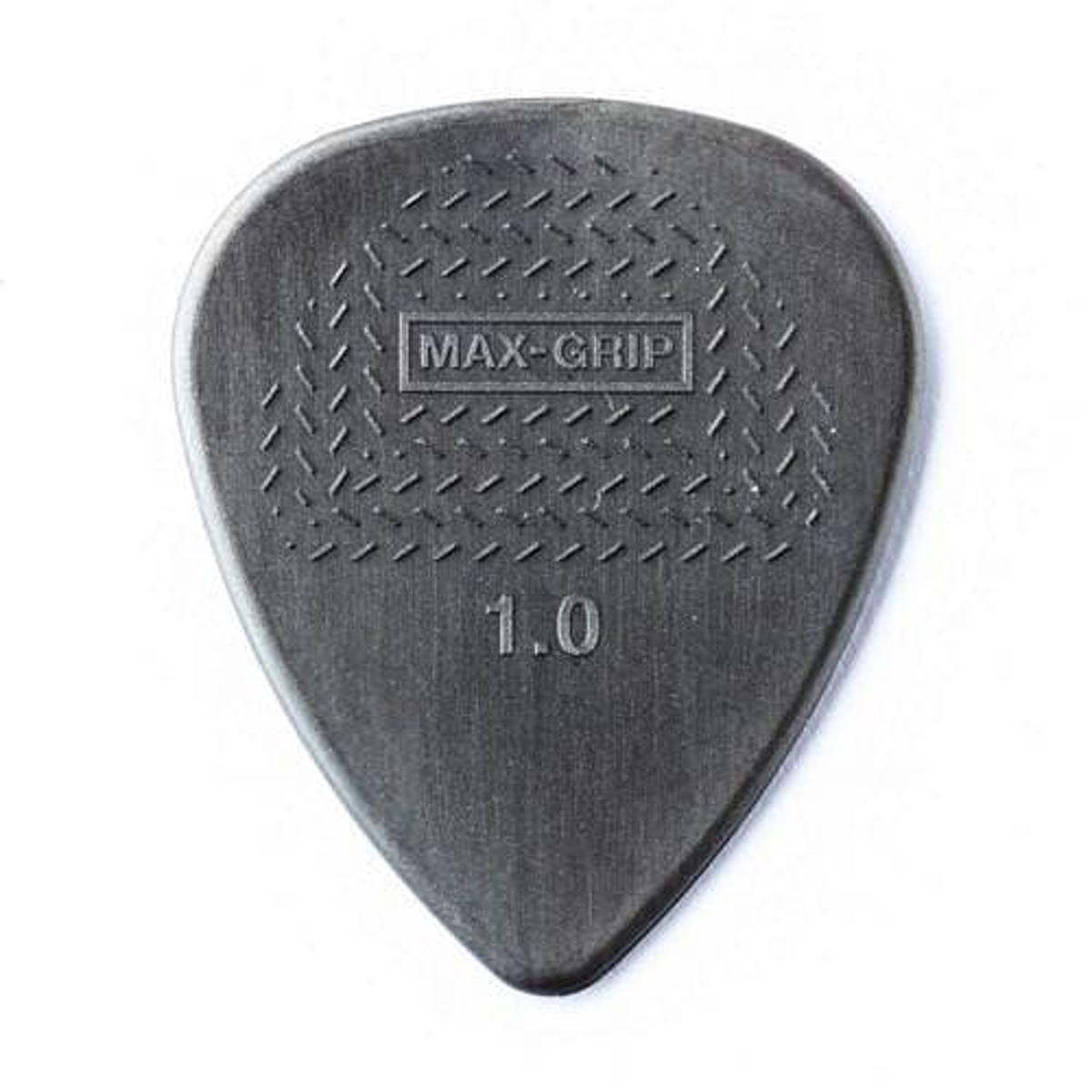 Jim Dunlop Guitar Picks 1.0mm Max Grip Nylon Standard (12 Pack) - JPP109