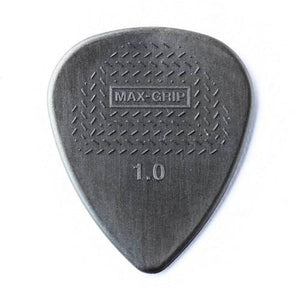 Jim Dunlop Guitar Picks 1.0mm Max Grip Nylon Standard (12 Pack) - JPP109