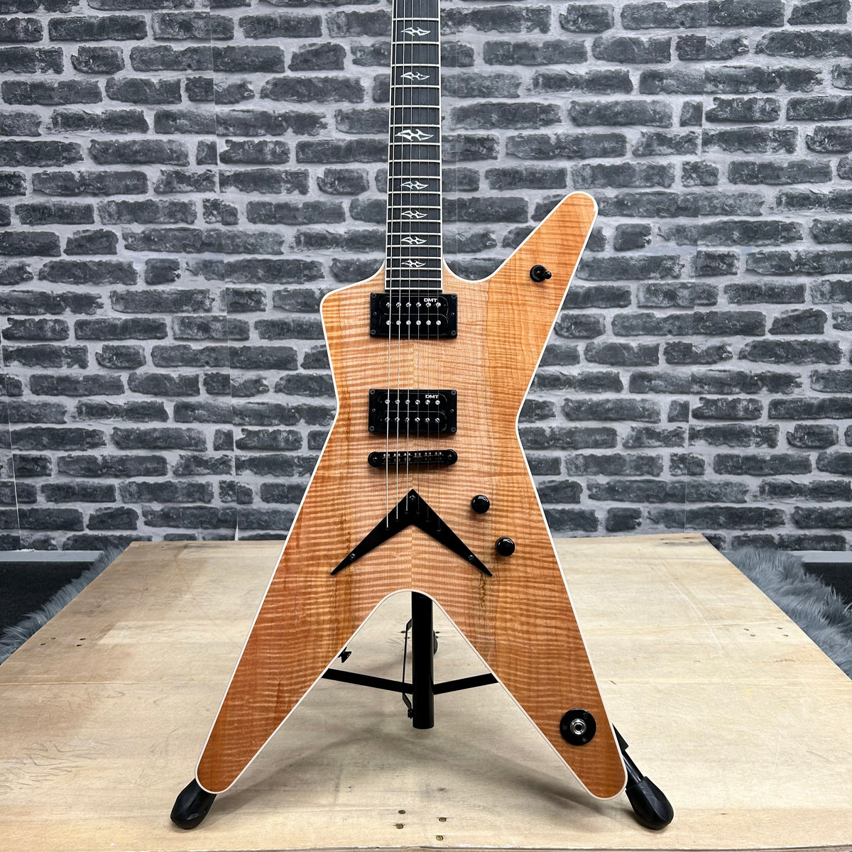 Dean USA ML Custom Shop Electric Guitar Mineral Stained Natural