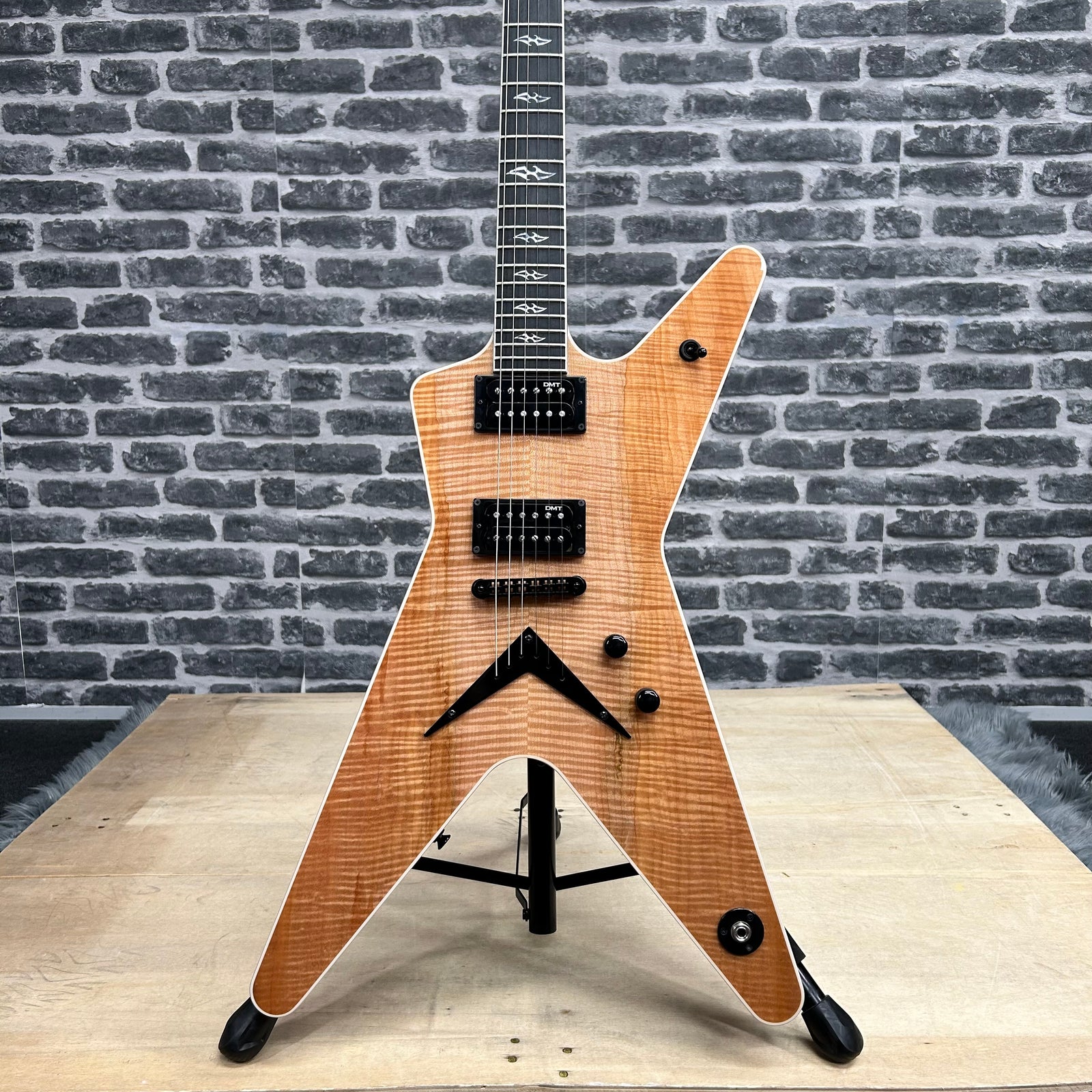 Dean USA ML Custom Shop Electric Guitar Mineral Stained Natural