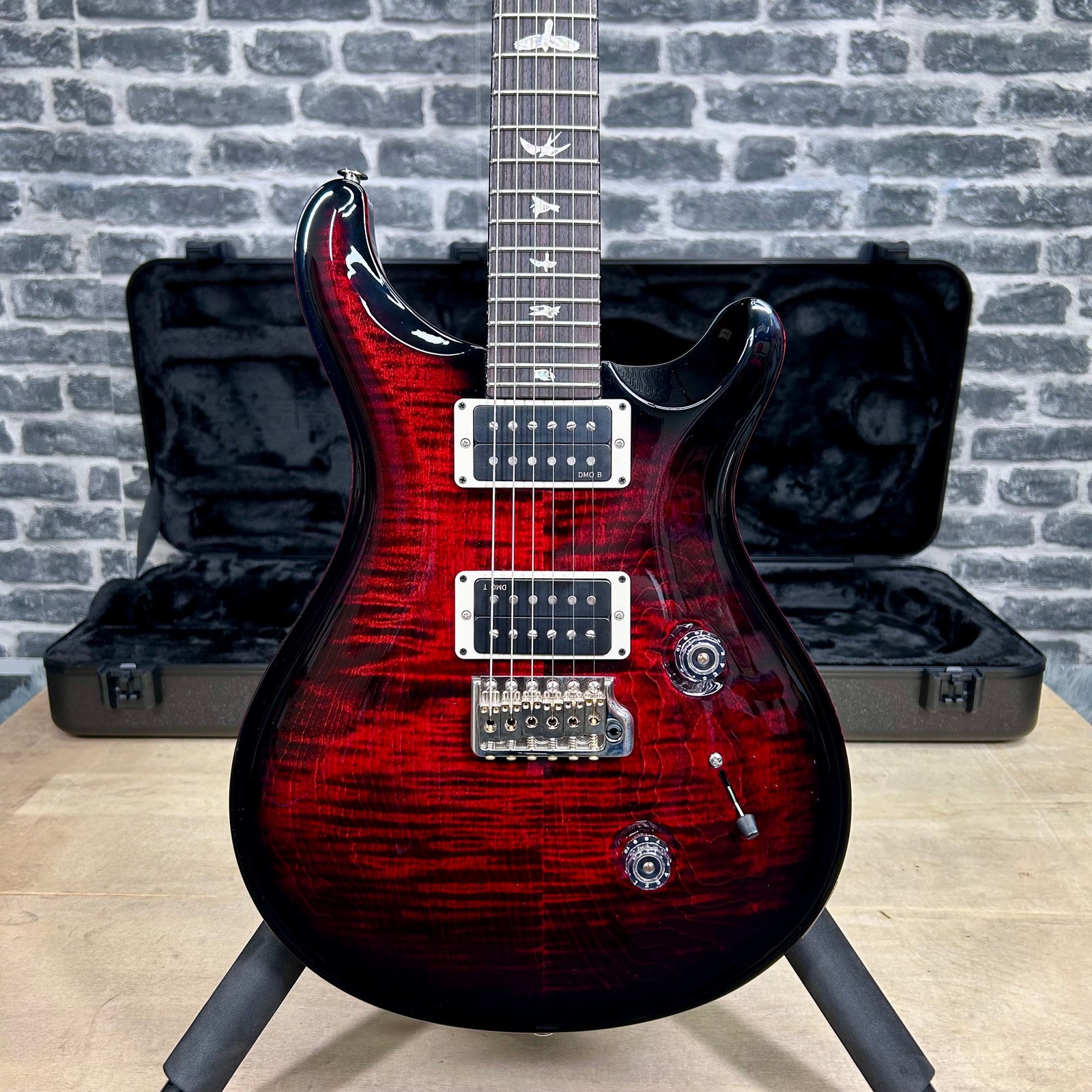 PRS Paul Reed Smith Core Custom 24 Electric Guitar Fire Smokeburst - Pattern Thin Neck