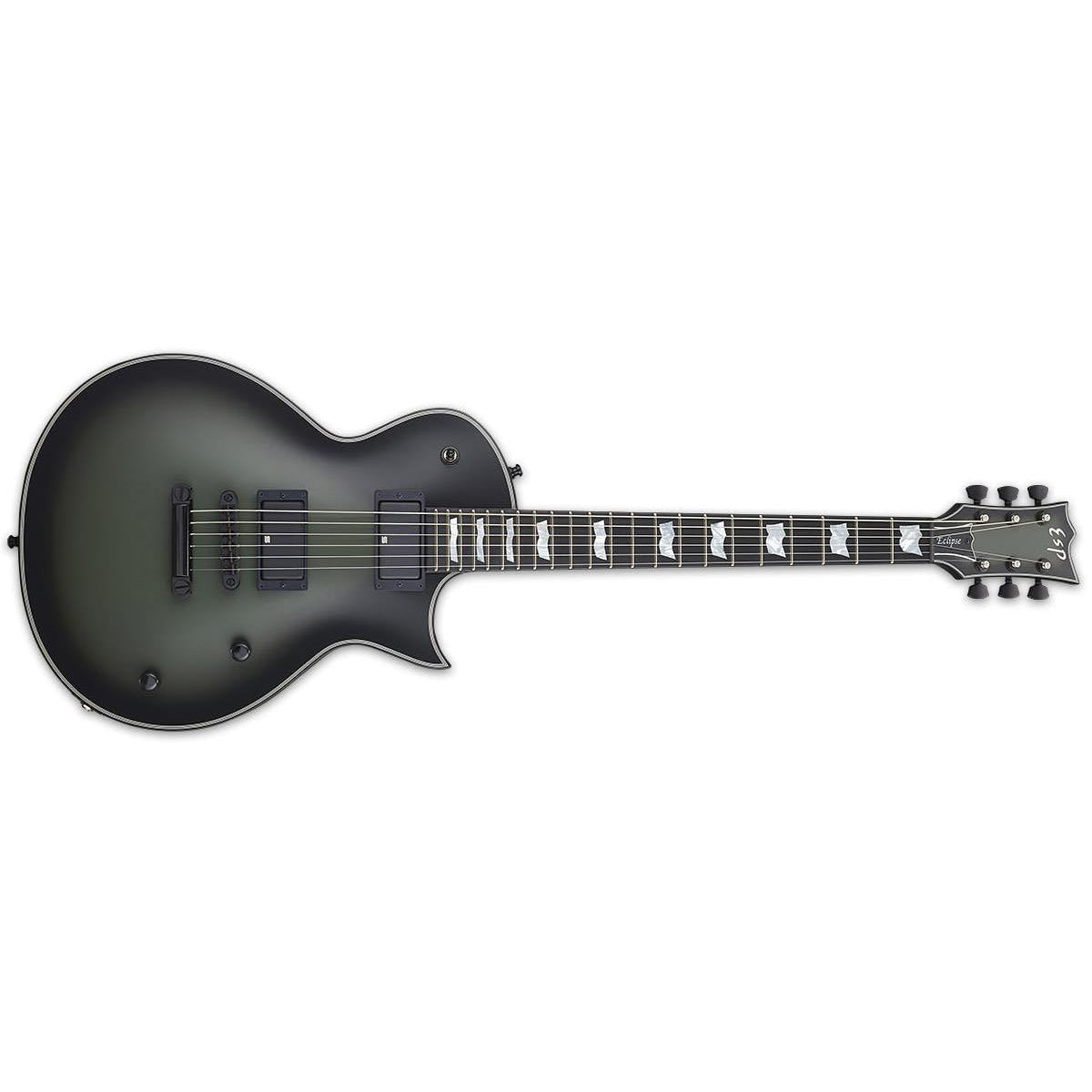 ESP Custom Shop Bill Kelliher Signature Eclipse Electric Guitar Military Green Sunburst Satin