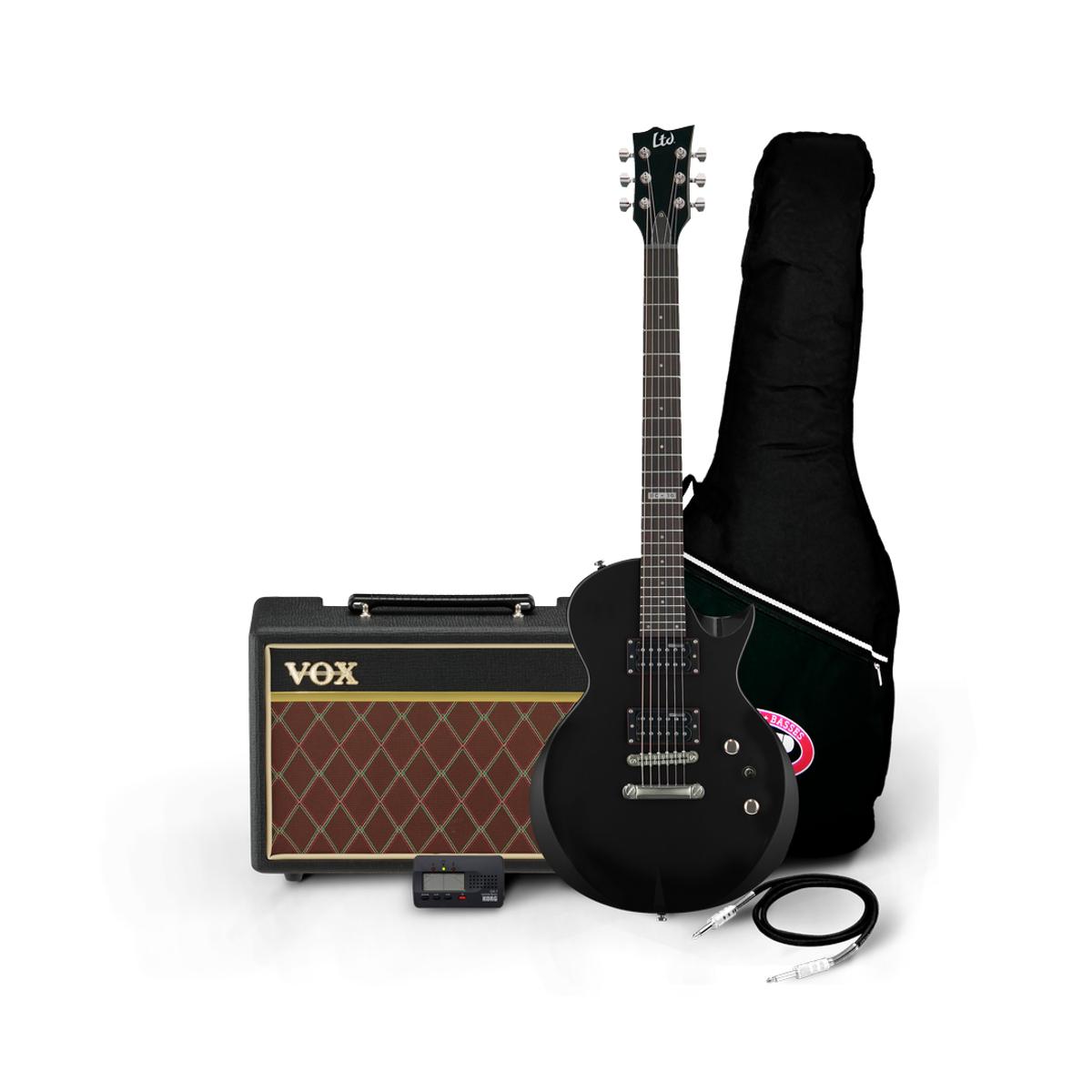 ESP LTD EC-10 Eclipse Electric Guitar Pack w/ VOX Pathfinder 10 Amp &amp; Tuner &amp; Lead