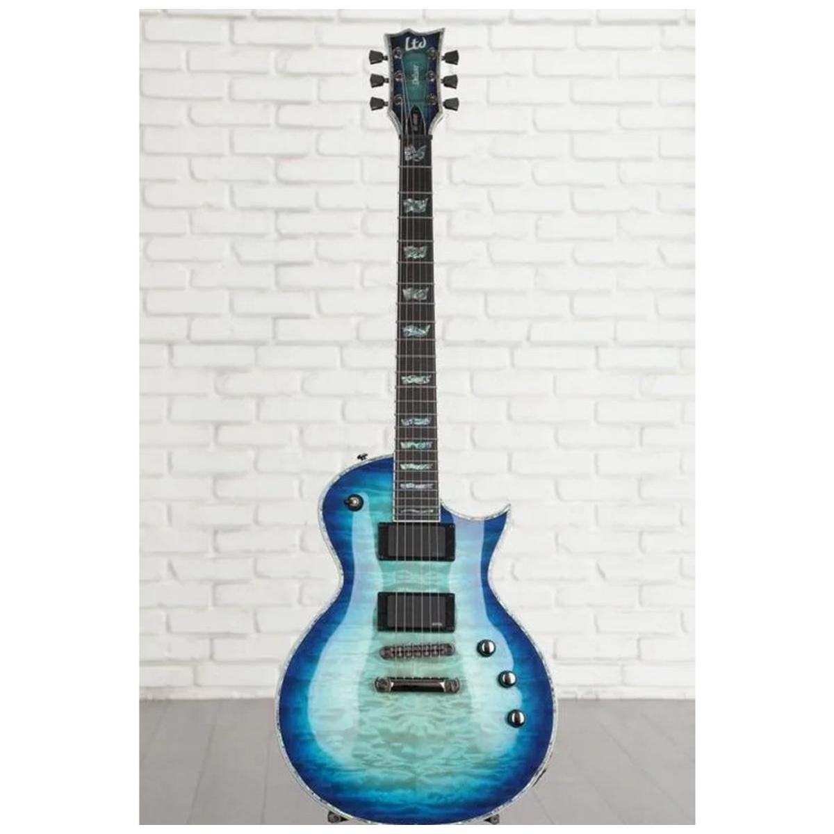 ESP LTD EC-1000 QM Eclipse Electric Guitar Violet Shadow w/ EMGs