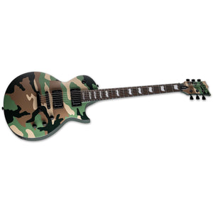 ESP LTD EC-1000 Eclipse Electric Guitar Woodland Camo Satin w/ Fishmans