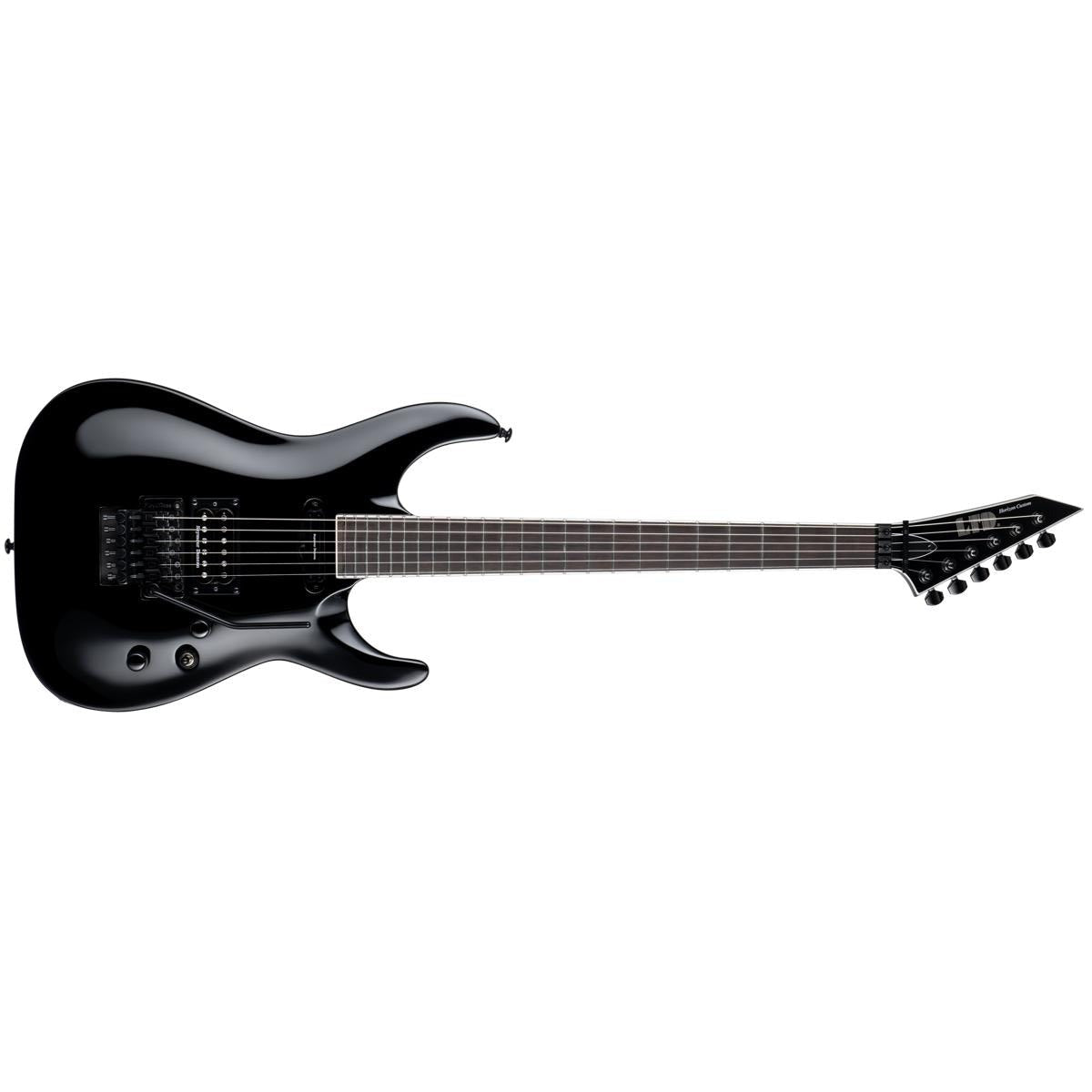 ESP LTD HORIZON Custom '87 Electric Guitar Black w/ Seymour Duncans &amp; Floyd Rose - 1987 REISSUE