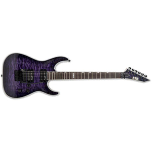 ESP LTD MH-230 QM FR Electric Guitar Quilted Maple See Thru Purple Sunburst w/ Floyd Rose - LIMITED EDITION