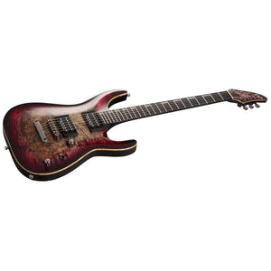 ESP Original Custom Shop Horizon-CTM NT Electric Guitar Burled Maple Reptile Red Burst