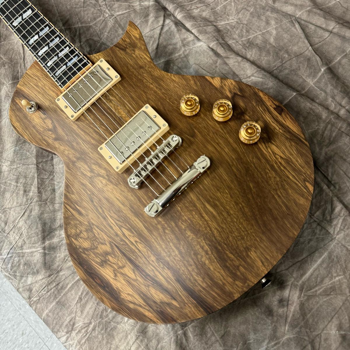 ESP USA Eclipse Electric Guitar Black Limba Natural - Belfield Music