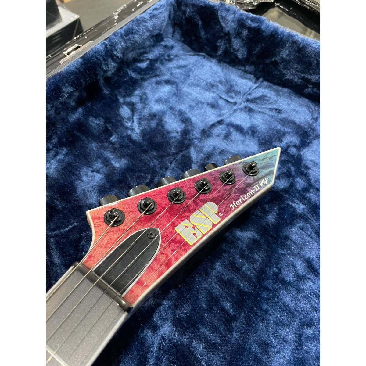 ESP USA Horizon II Electric Guitar Quilted Maple Wild Berry Fade w/ Duncans
