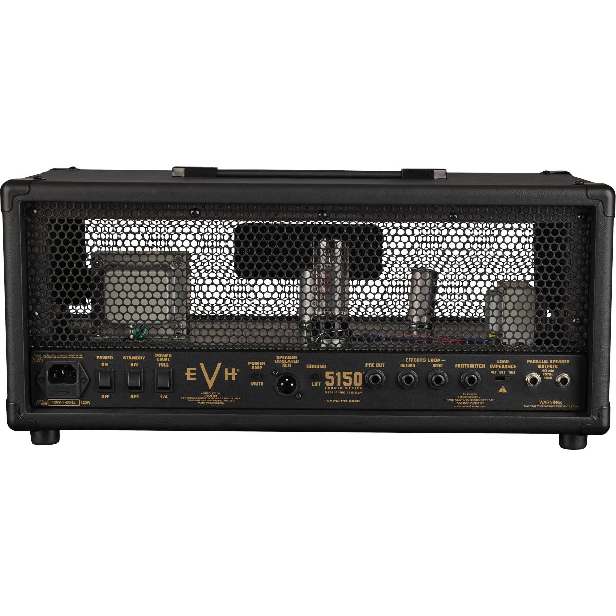 EVH 5150 Iconic Series EL34 Guitar Amplifier 15W Head Amp Black - 2258203000
