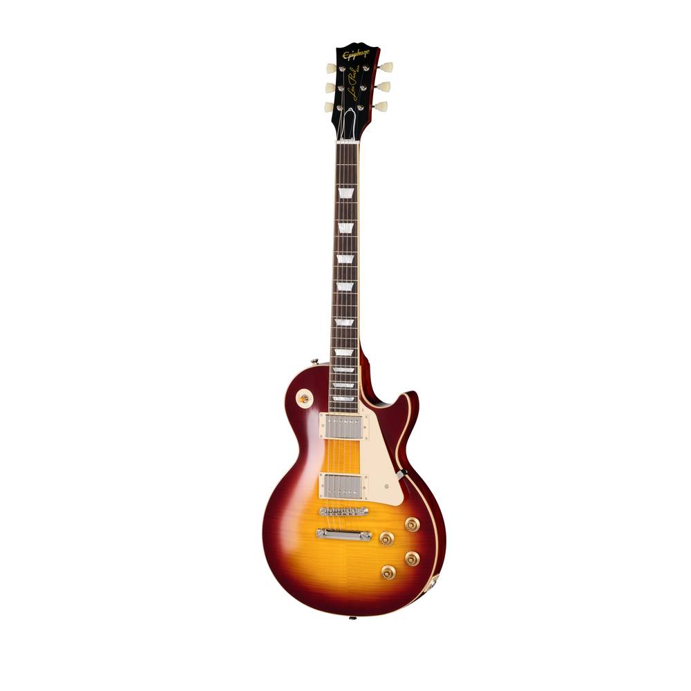 Epiphone 1959 Les Paul Standard Reissue Electric Guitar Deep Cherry Sunburst w/ Hardcase - ECLPR9DCNH1