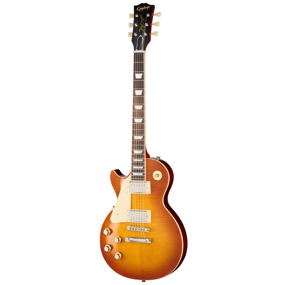 Epiphone 1960 Les Paul Standard Reissue Electric Guitar Left Handed Iced Tea Burst w/ Hardcase - ECLPR0ITNH1L