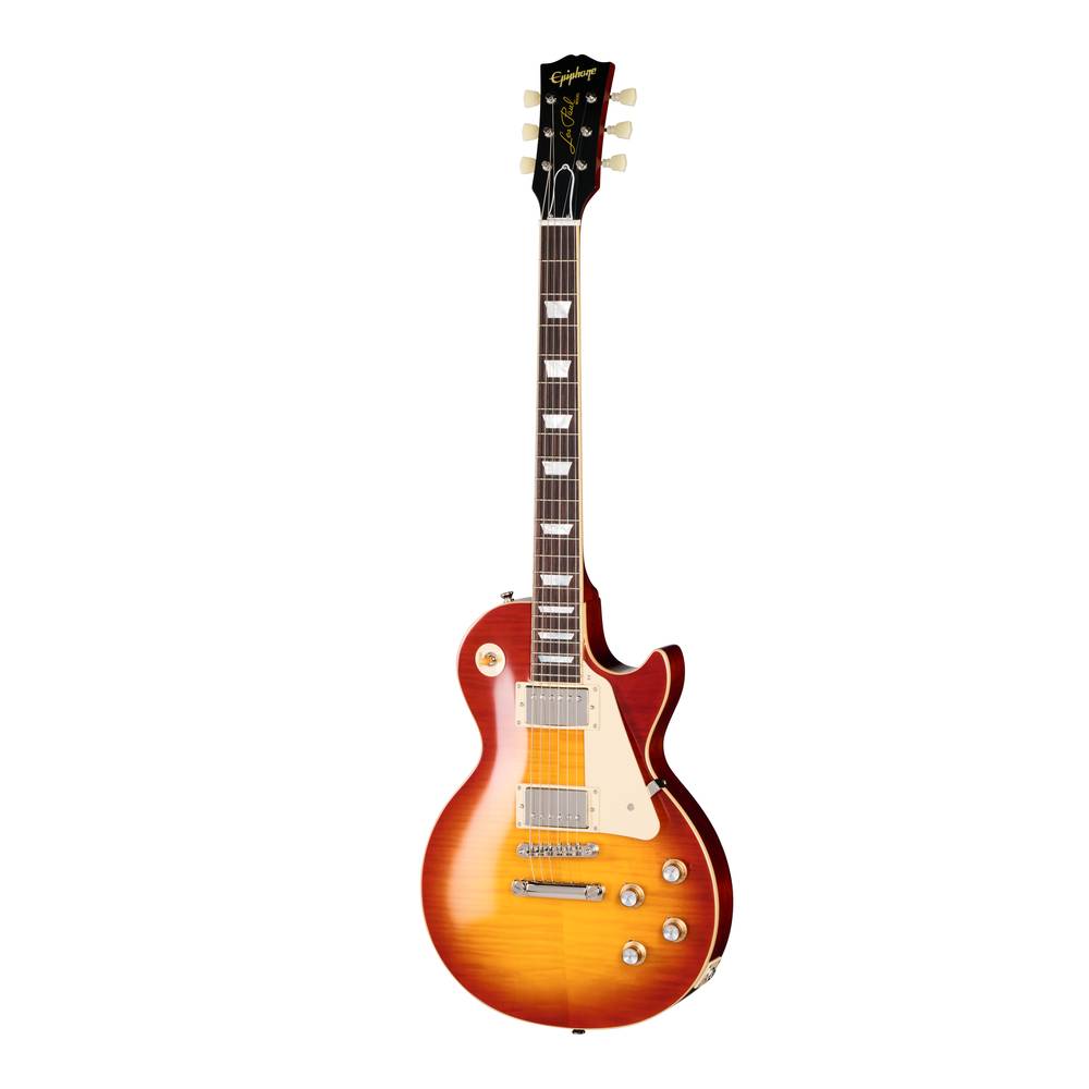 Epiphone 1960 Les Paul Standard Reissue Electric Guitar Washed Cherry Sunburst w/ Hardcase - ECLPR0WCNH1
