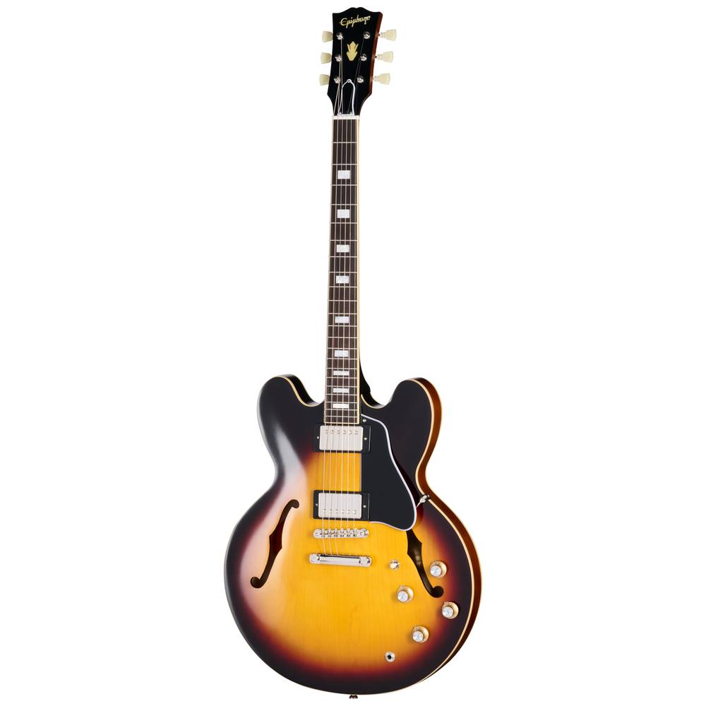 Epiphone 1962 ES335 Reissue Electric Guitar Vintage Burst w/ Hardcase - EC335R2VBNH1