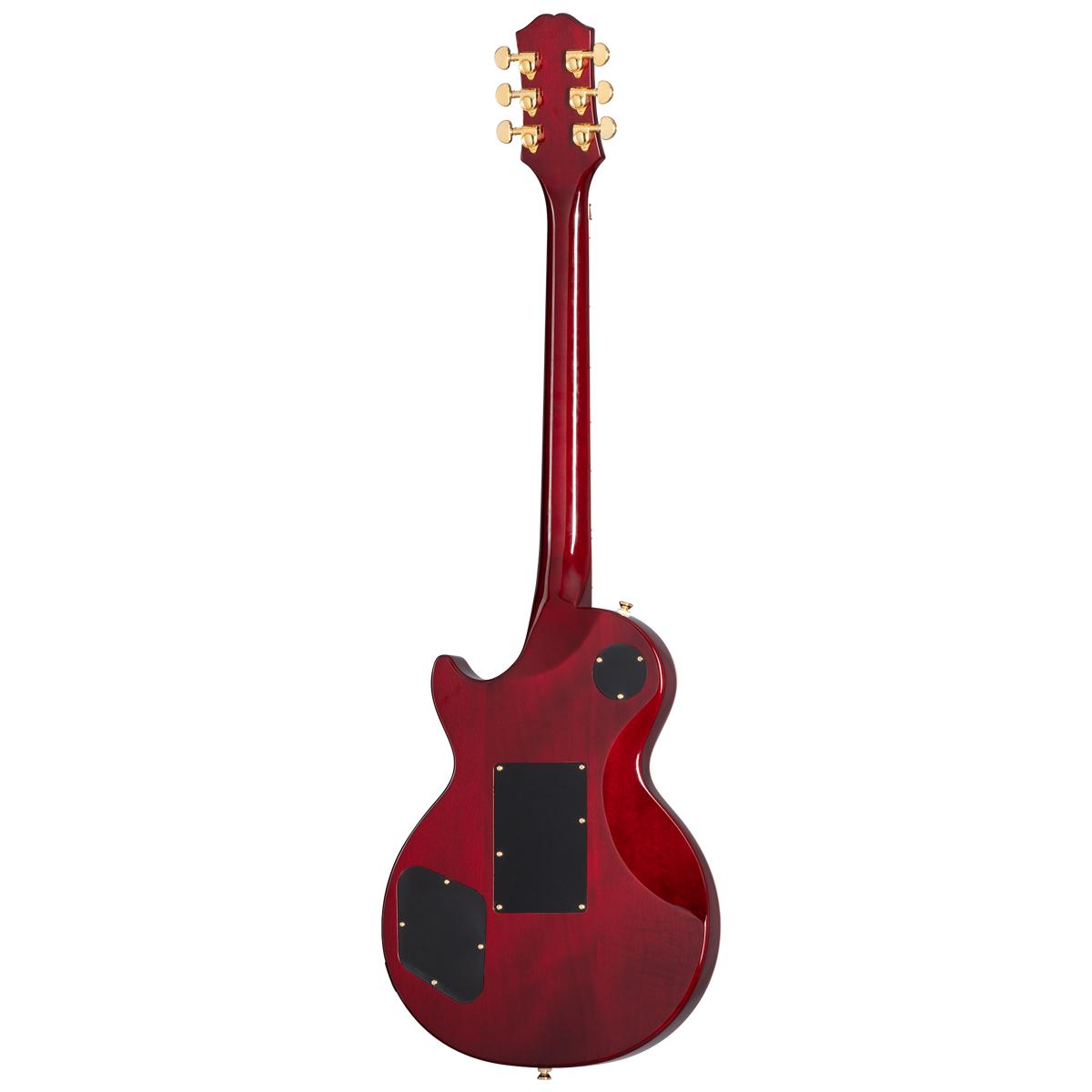 Epiphone Alex Lifeson Signature Les Paul Custom Axcess Electric Guitar Quilt Ruby w/ Hardcase - EILPACQALRUBGH1
