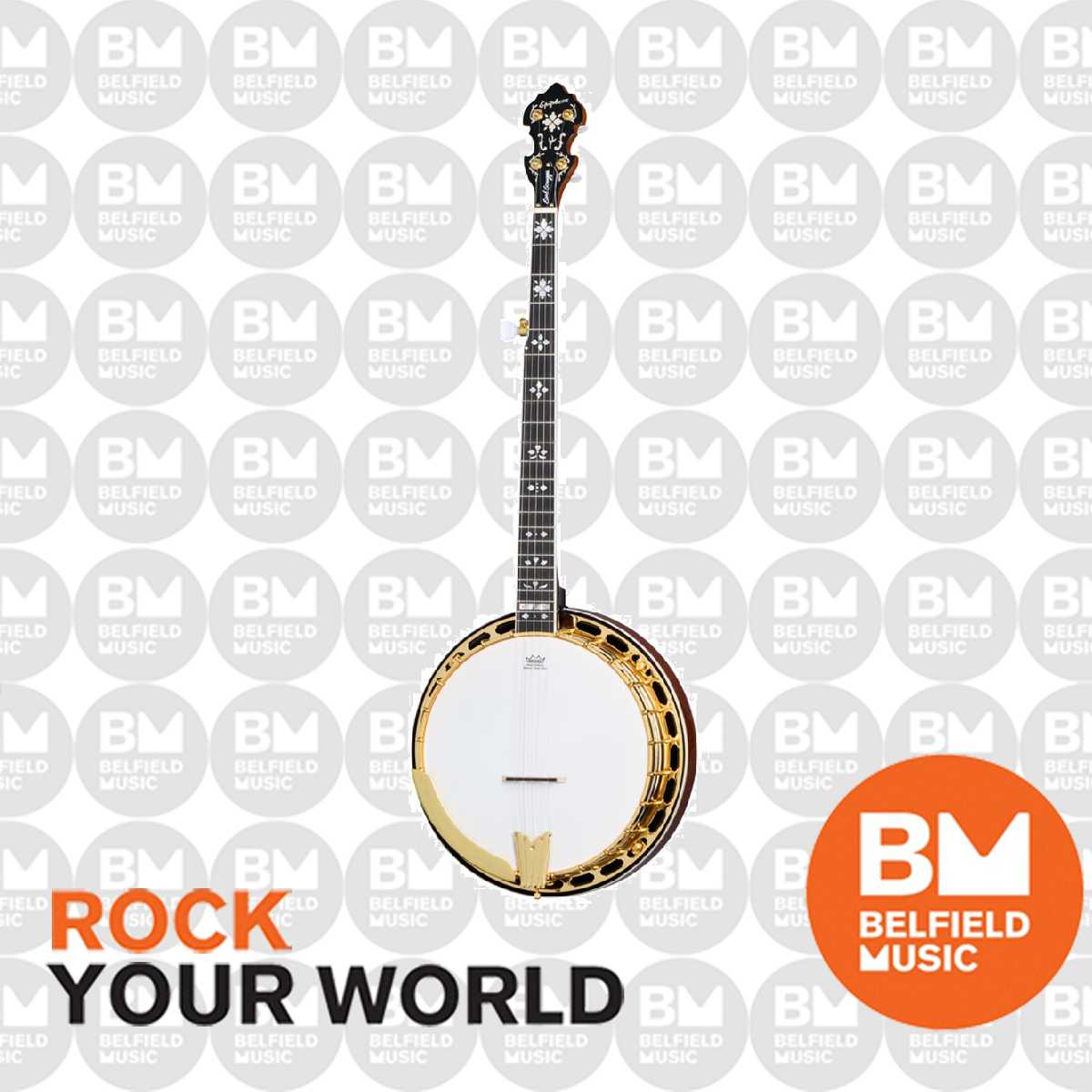 Epiphone Earl Scruggs Golden Deluxe Banjo Vintage Sunburst w/ Hardcase - EIGBESNAGH1