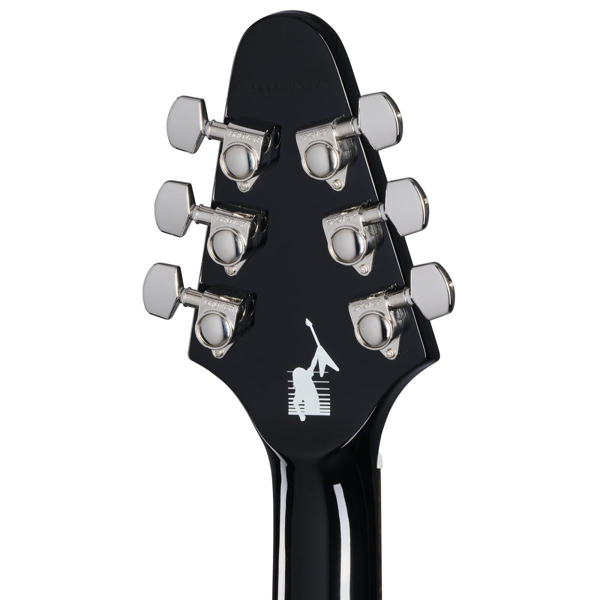 Epiphone Kirk Hammett Signature 1979 Flying V Electric Guitar Ebony w/ Hardcase - EIGCKH79FVEBNH1