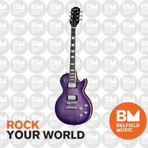 Epiphone Les Paul Modern Figured Electric Guitar Purple Burst w/ Gigbag - EILMPRBNH1