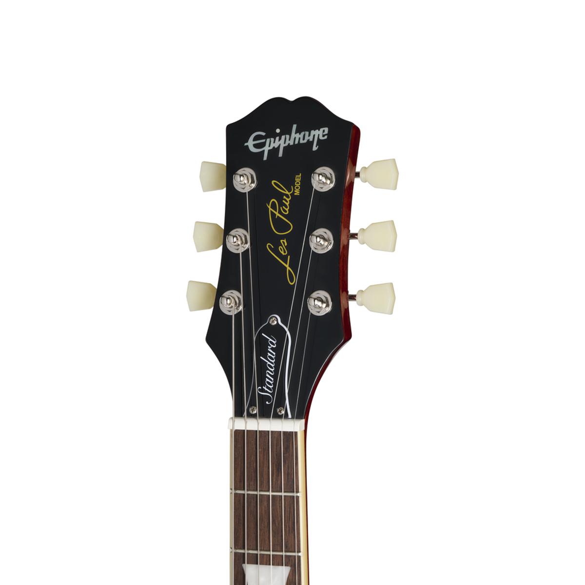 Epiphone Les Paul Standard 50s Figured Top Electric Guitar Washed Cherry Sunburst w/ GigBag - EIGLP5WCNH1