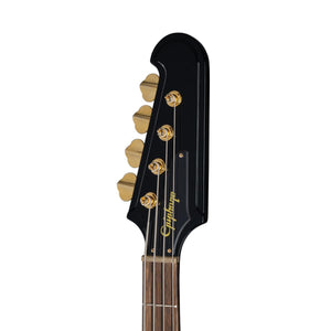 Epiphone Rex Brown Signature Thunderbird Bass Guitar Ebony w/ Hardcase - EIGTB4RBEBGH1