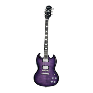 Epiphone SG Modern Figured Electric Guitar Purple Burst w/ Gigbag - EISMPRBNH1