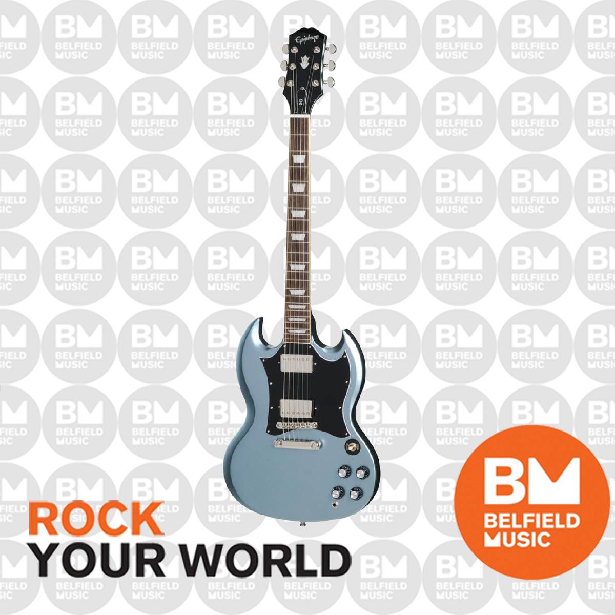 Epiphone SG Standard Electric Guitar Pelham Blue w/ GigBag - EIGSGSPENH1