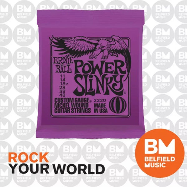 Corde Chitarra Elettrica Ernie Ball Power Slinky Nickel-wound – Calibro 11-48