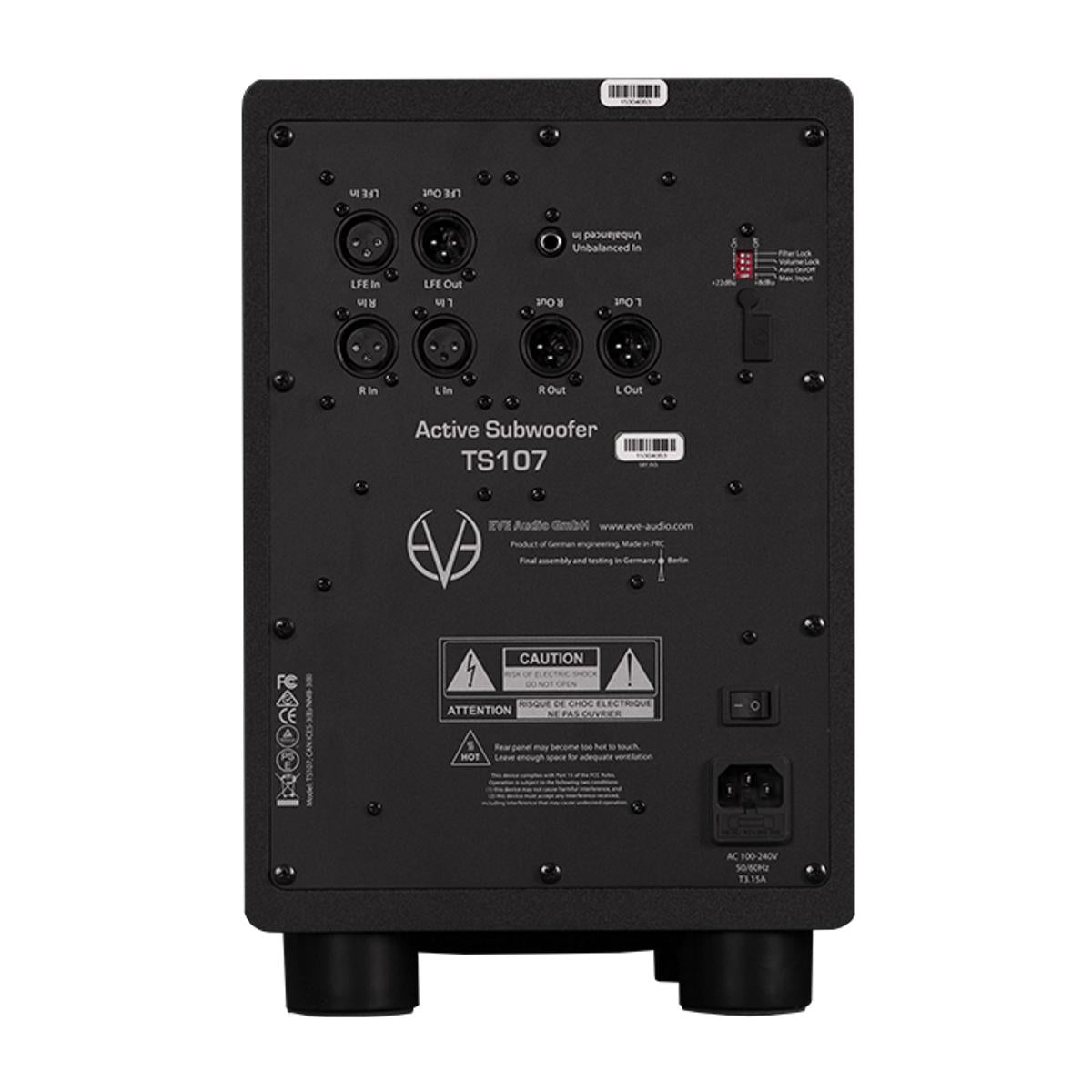 Eve Audio TS 107 Thunderstorm 7inch Active Studio Subwoofer Sub