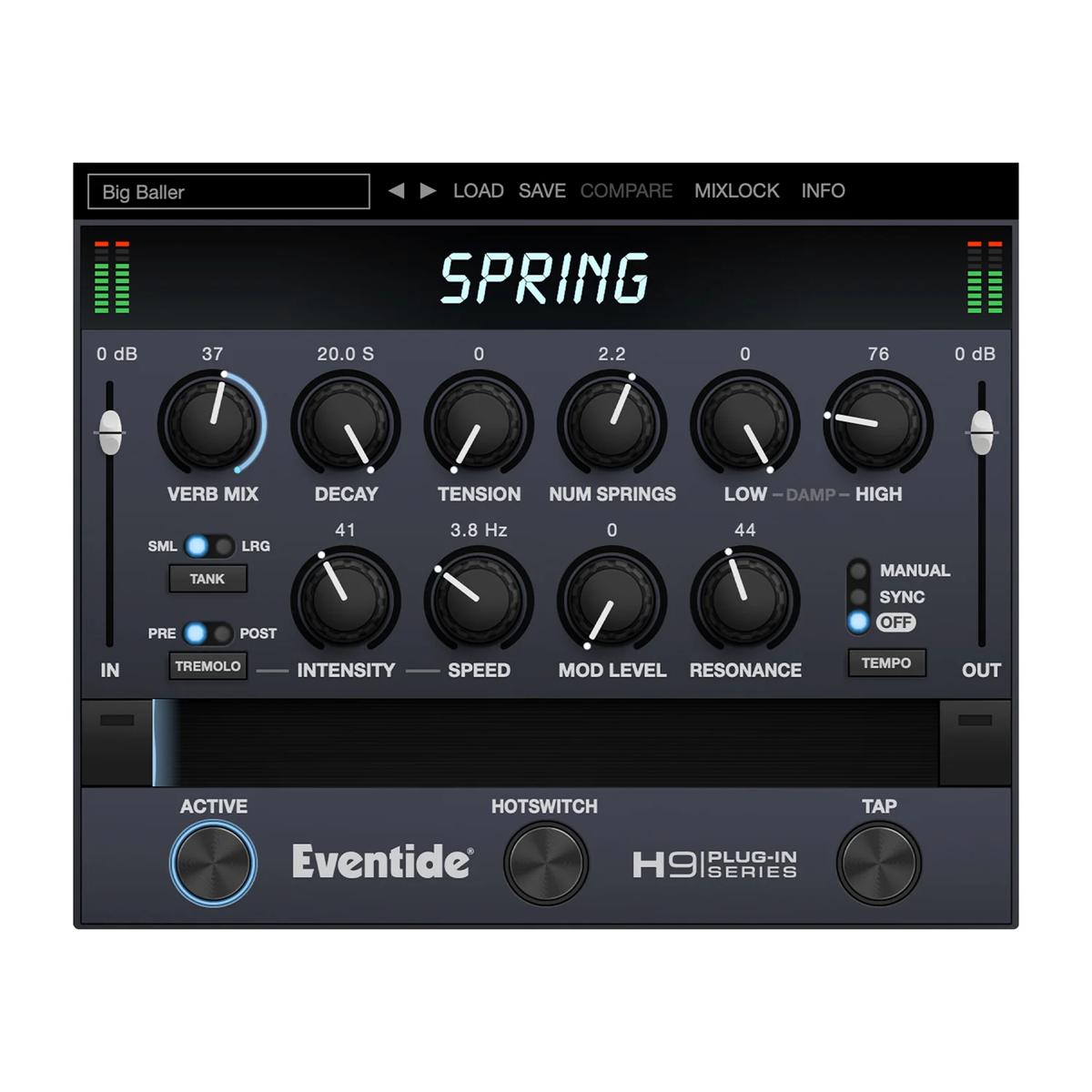 Eventide Spring Reverb Effects Plug-In