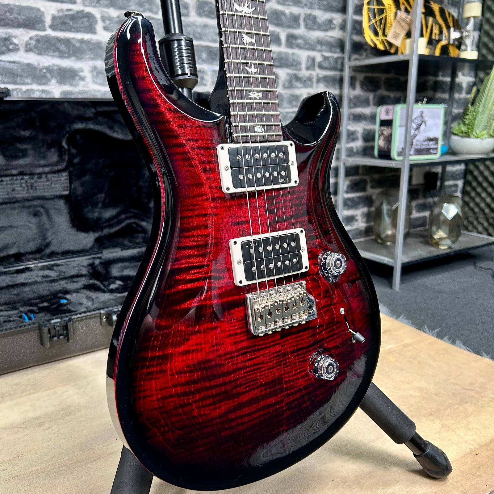 PRS Paul Reed Smith Core Custom 24 Electric Guitar Fire Smokeburst - Pattern Thin Neck
