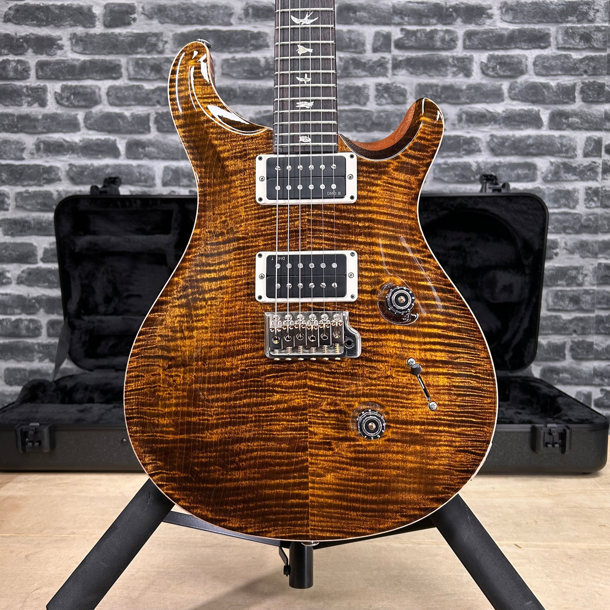 PRS Paul Reed Smith Core Custom 24 Electric Guitar Yellow Tiger - Pattern Thin Neck