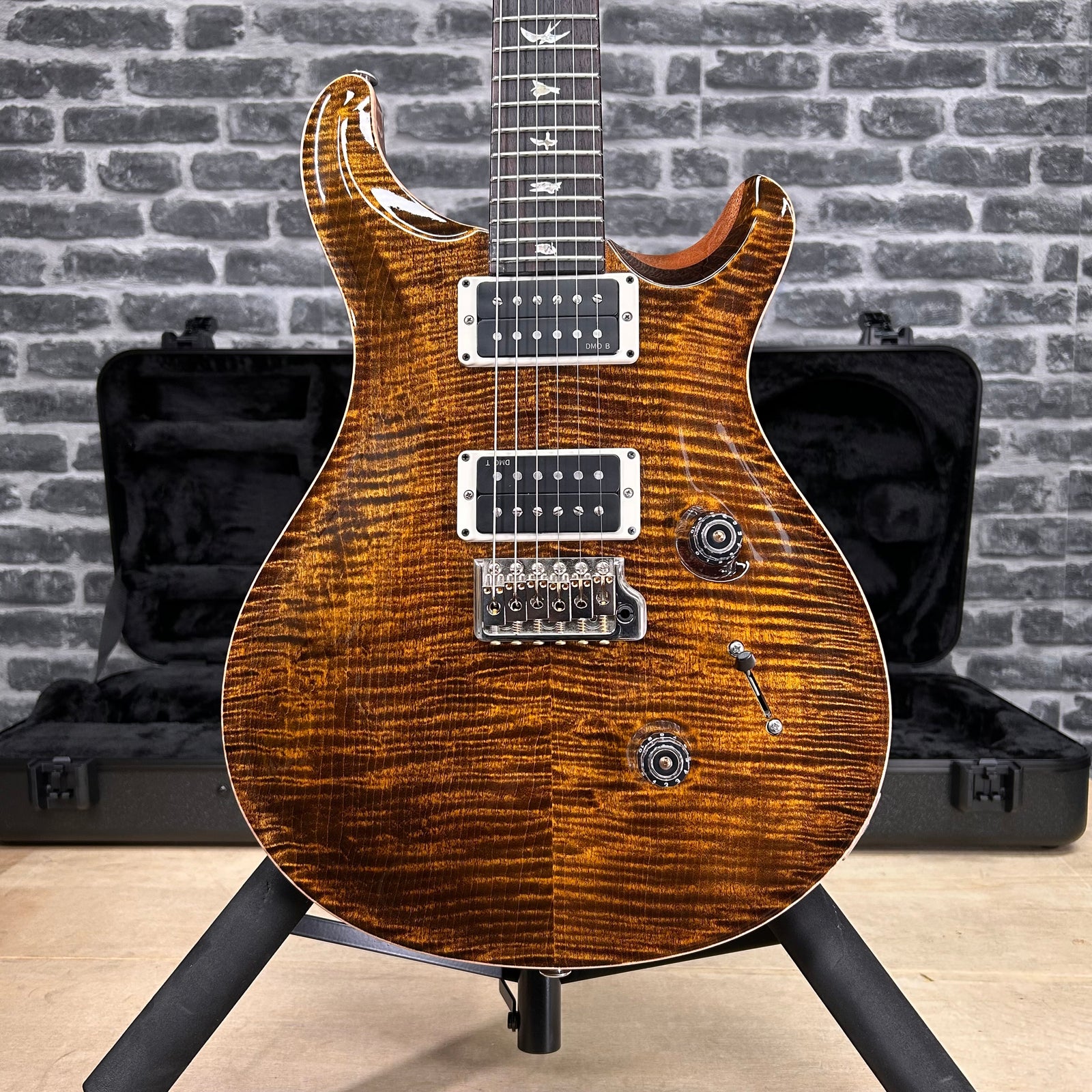 PRS Paul Reed Smith Core Custom 24 Electric Guitar Yellow Tiger - Pattern Thin Neck