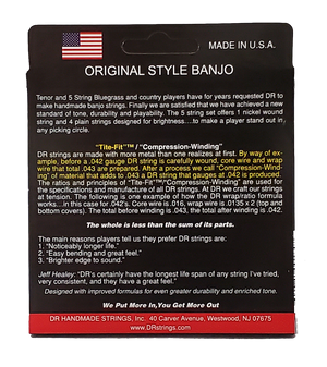 DR Banjo BA5-10 5-String: 10, 12, 15, 23, 10