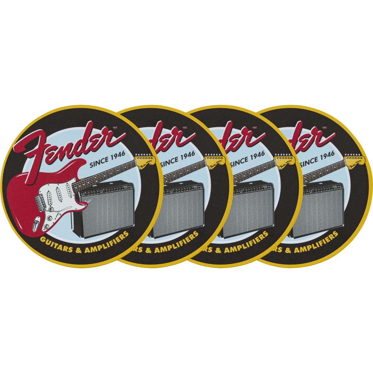 Fender 1946 Guitars &amp; Amps Coaster Set - 9106110000