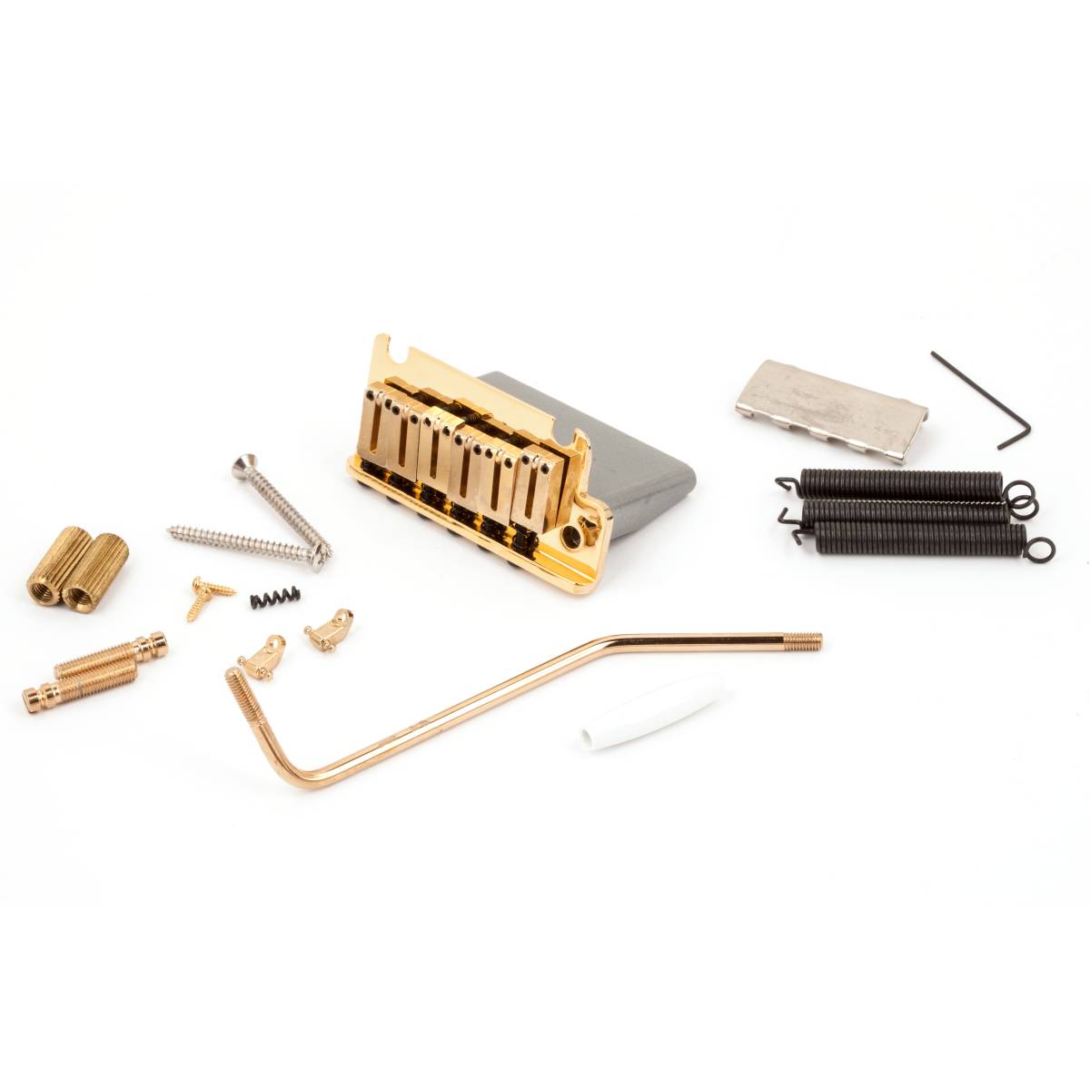 Fender American Series Stratocaster &#39;86-&#39;07 Tremolo Bridge Assembly Gold - 0992050200