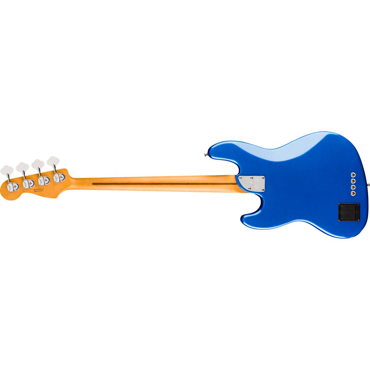 Fender American Ultra II Jazz Bass Guitar Ebony Fingerboard Noble Blue - 0199111776