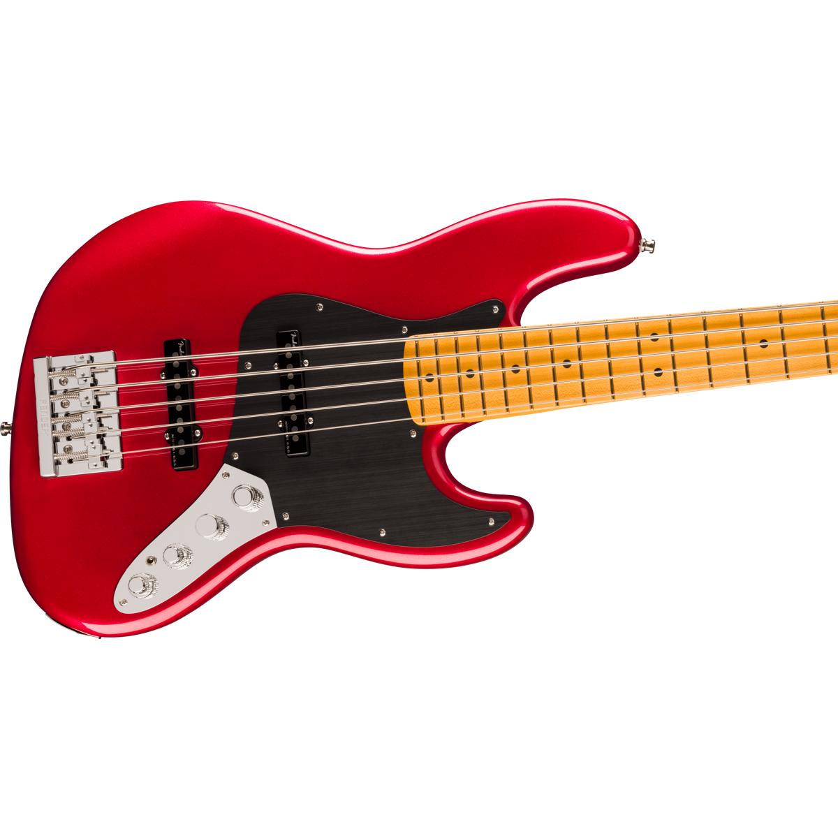 Fender American Ultra II Jazz Bass V Guitar 5-String Maple Fingerboard Sinister Red - 0199122799