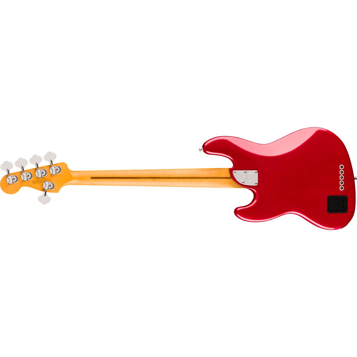 Fender American Ultra II Jazz Bass V Guitar 5-String Maple Fingerboard Sinister Red - 0199122799