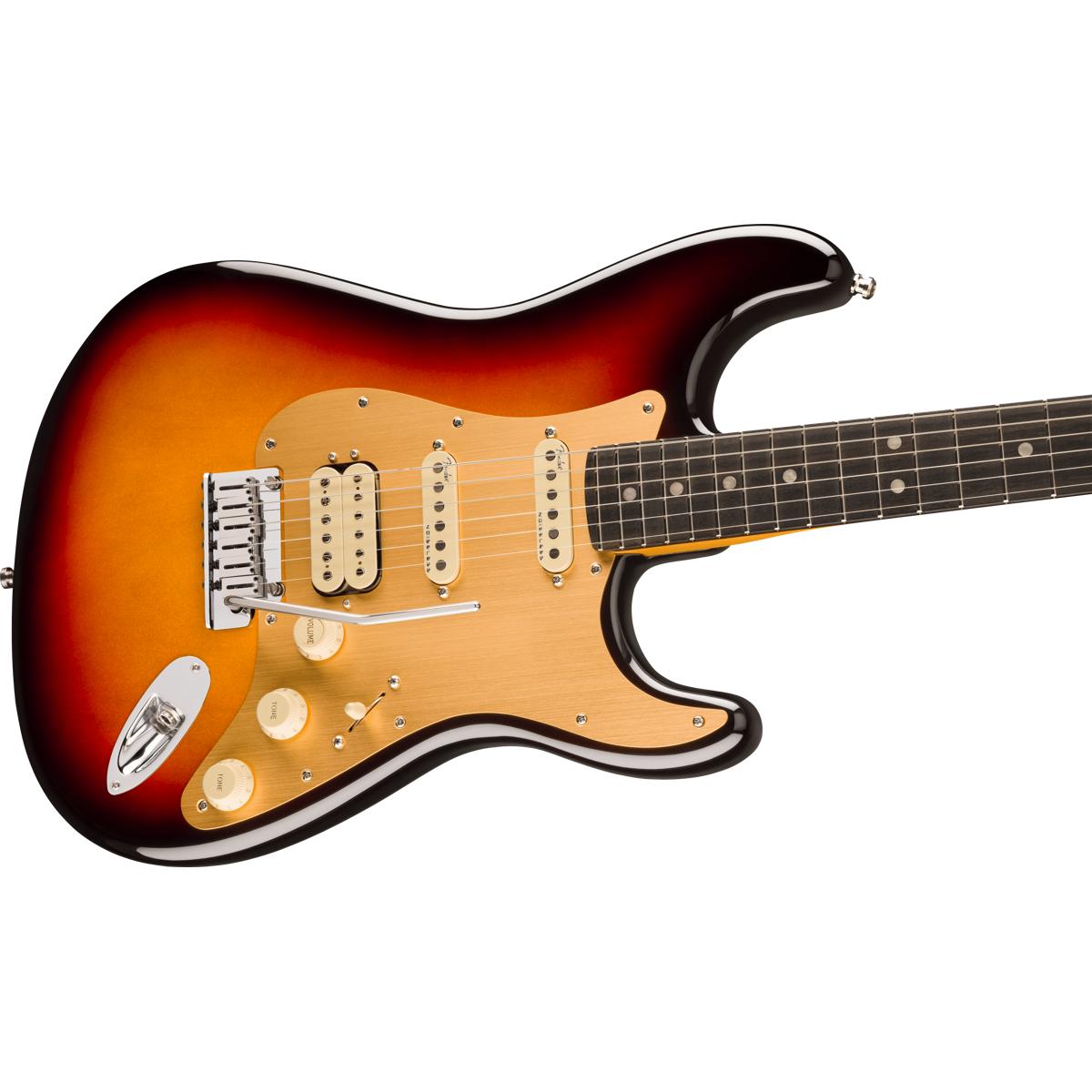 Fender American Ultra II Stratocaster HSS Electric Guitar Ebony Fingerboard Ultraburst - 0119151712