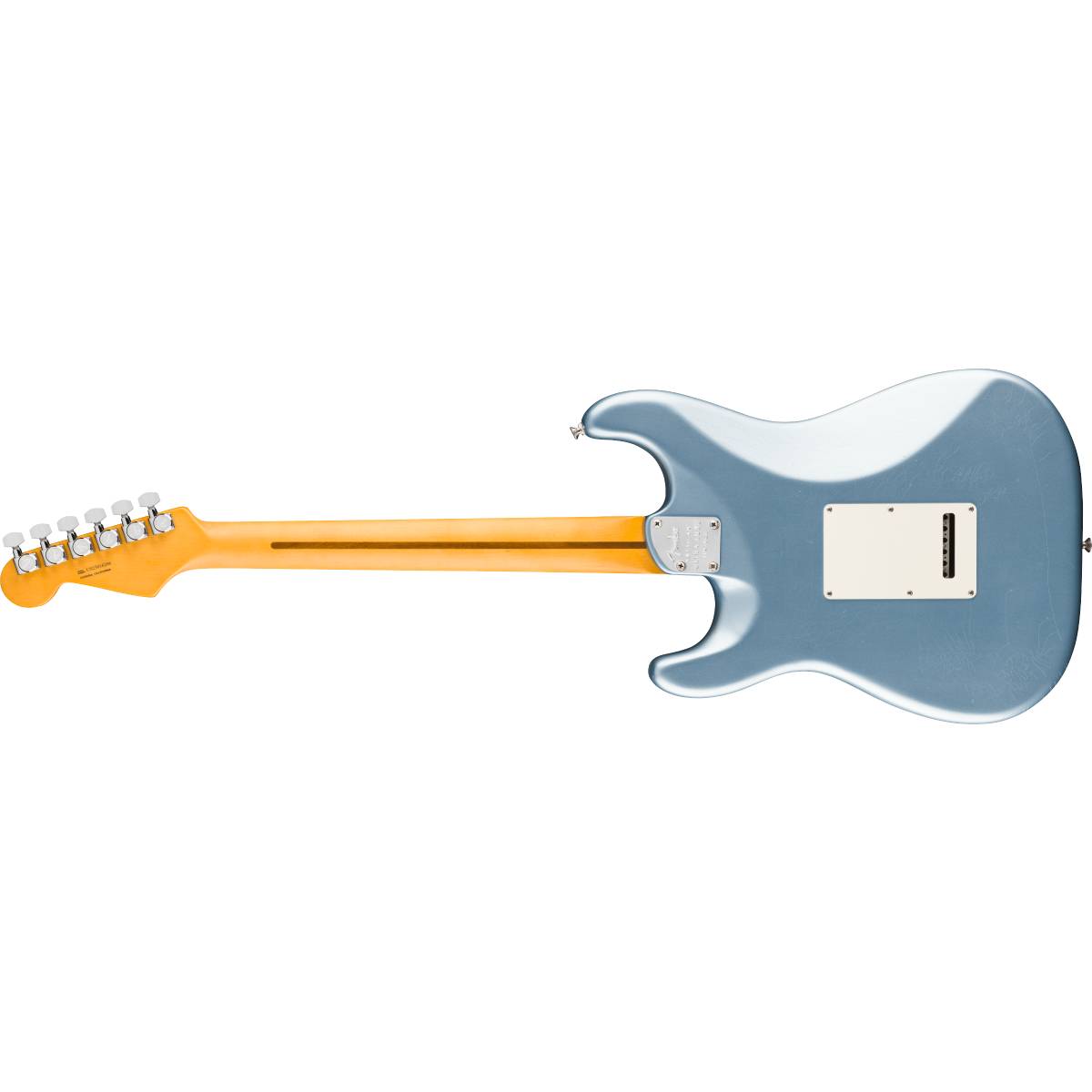 Fender American Ultra Luxe Vintage 60s Stratocaster Electric Guitar Rosewood FB Ice Blue Metallic - 0118220883