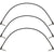 Fender Blockchain 16 Patch Cable 3-pack Angle/Angle - 0990825011