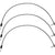 Fender Blockchain 24inch Patch Cable 3-pack Straight/Angle - 0990825014