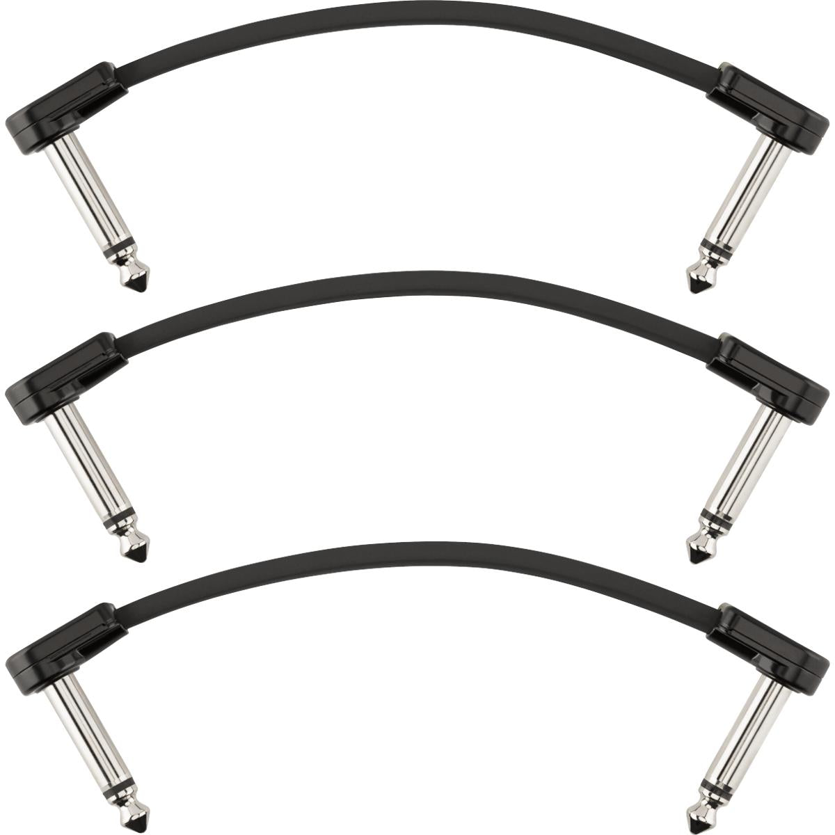 Fender Blockchain 4inch Patch Cable 3-Pack Angle/Angle - 0990825007