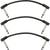 Fender Blockchain 4inch Patch Cable 3-Pack Angle/Angle - 0990825007