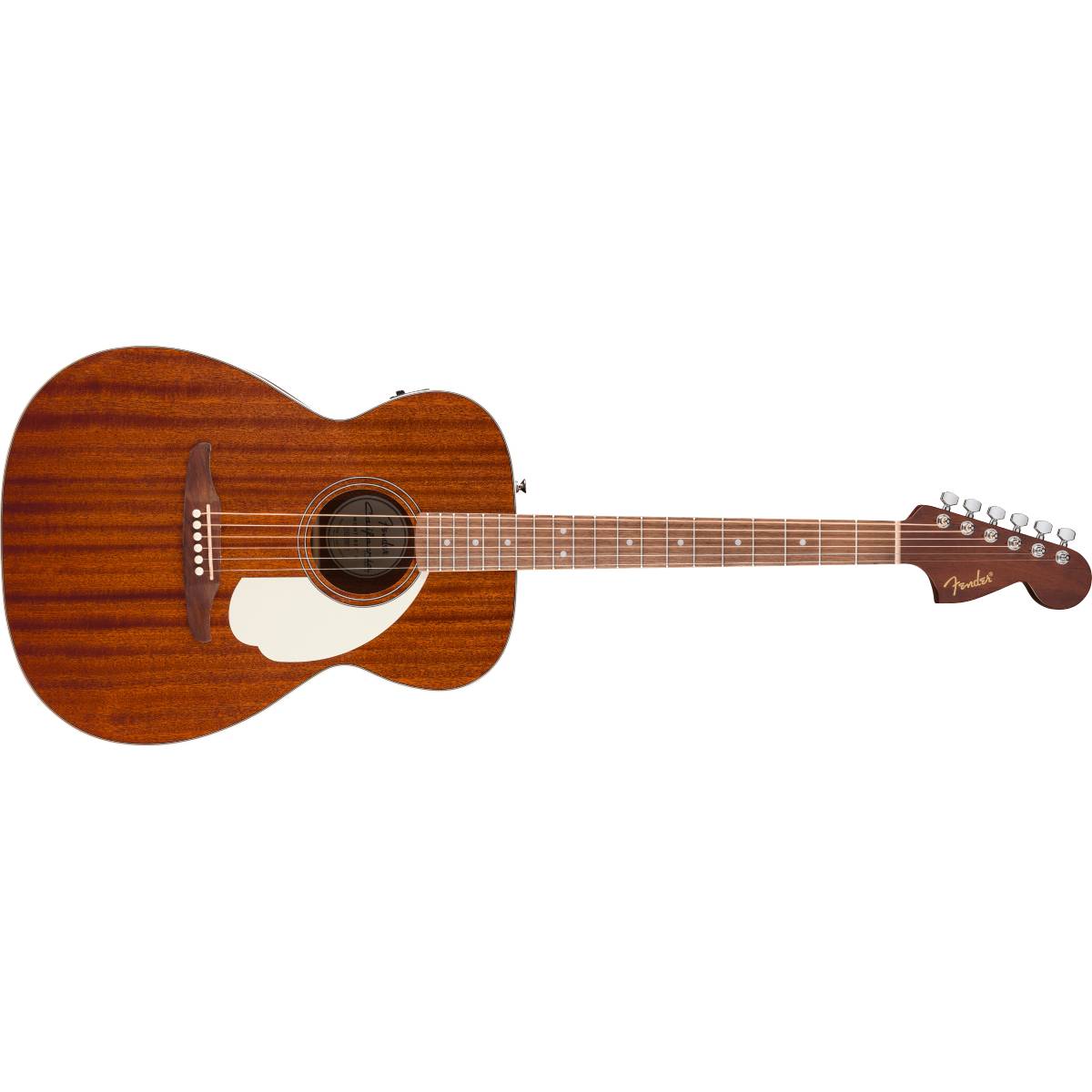 Fender California Standard Monterey E Acoustic Guitar Ivory Pickguard Natural Sapele - 0974253521