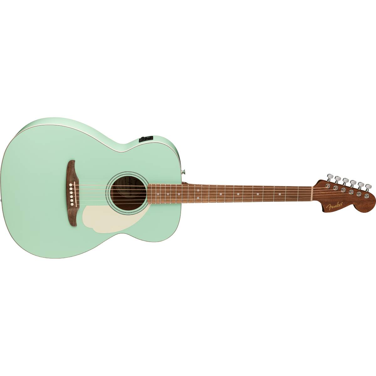 Fender California Standard Monterey E Acoustic Guitar Ivory Pickguard Surf Green - 0974251557