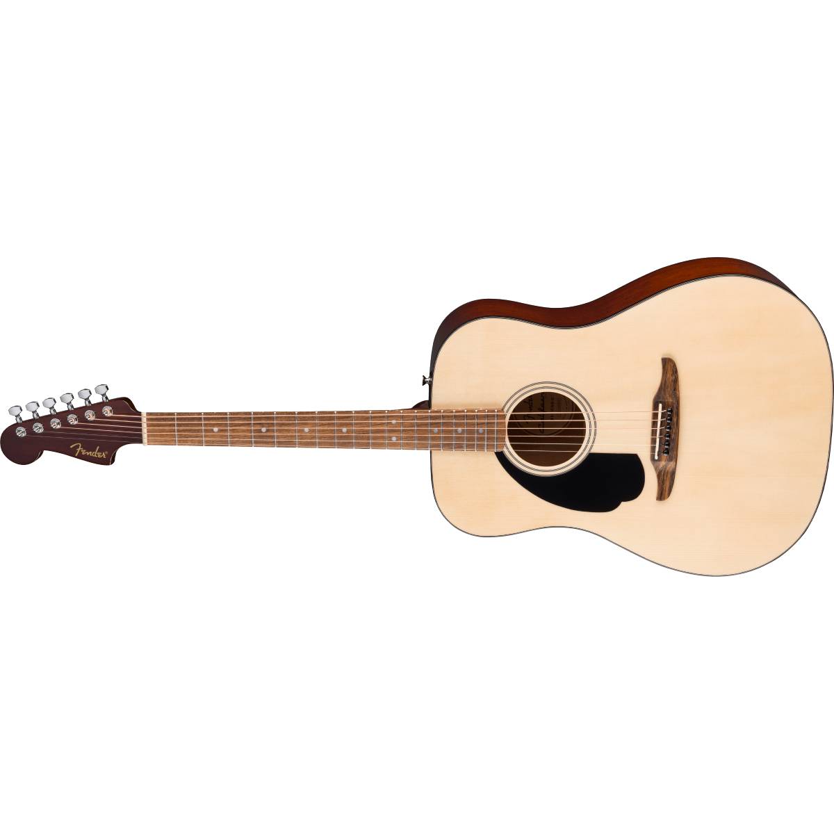 Fender California Standard Redondo Acoustic Guitar Left-Handed Black Pickguard Natural - 0974200721