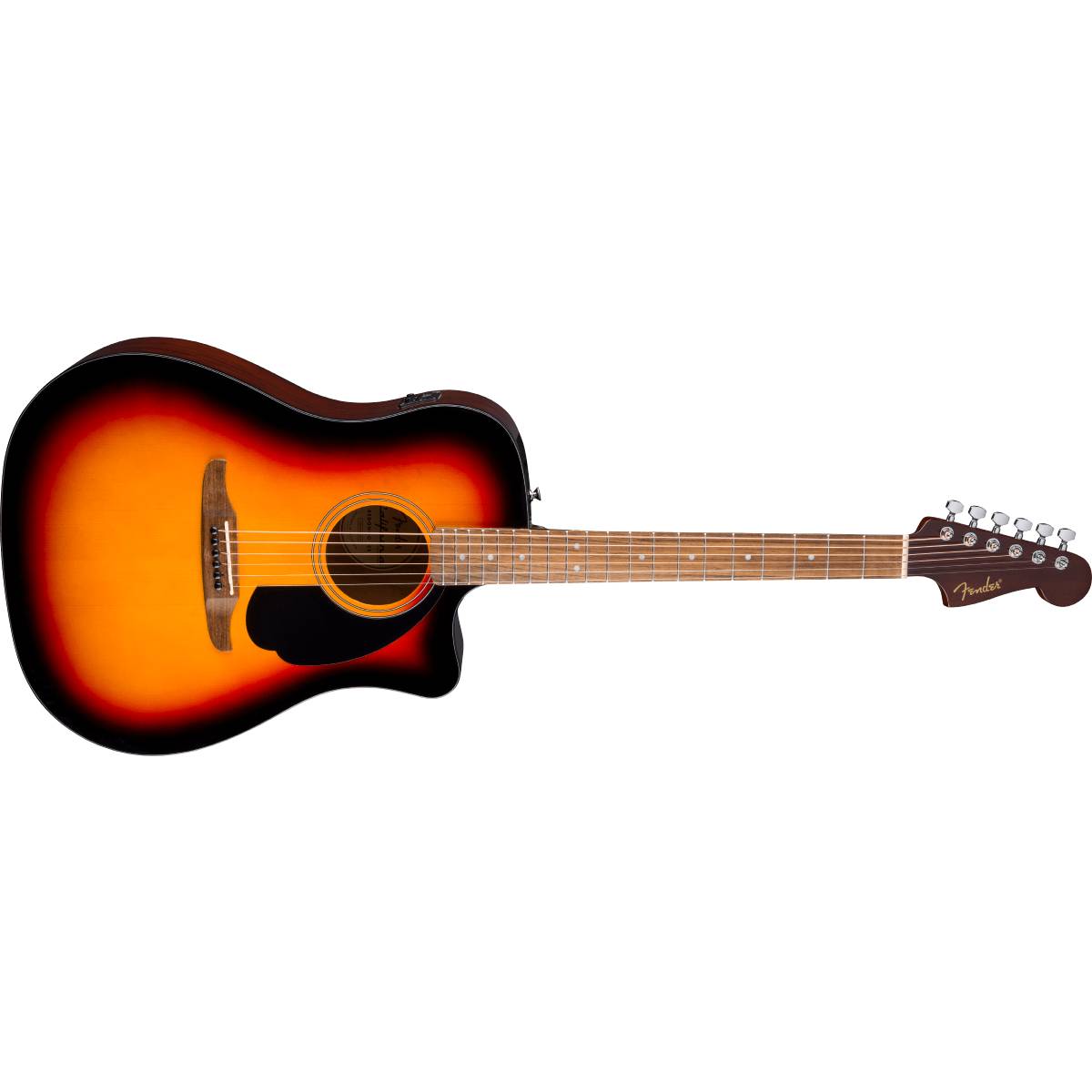 Fender California Standard Redondo CE Acoustic Guitar Black Pickguard 3-Color Sunburst - 0974220500