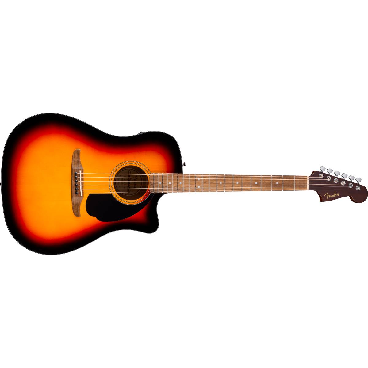 Fender California Standard Redondo CE Acoustic Guitar Black Pickguard 3-Color Sunburst - 0974220500